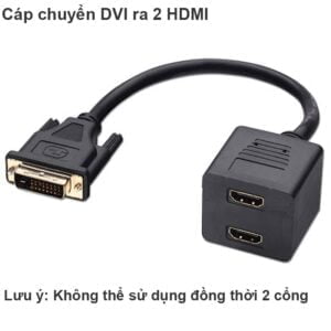 Cáp chia DVI ra 2 HDMI