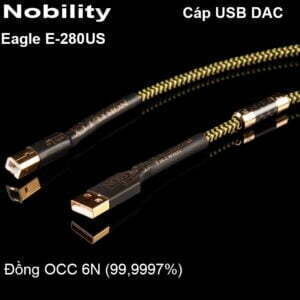 Cáp Audio USB DAC lõi đồng tinh khiết 6N OCC Nobility Eagle E-280US 1 mét