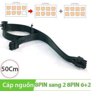 Cáp nguồn 8Pin Male to 2*8Pin Male (6+2) Type A