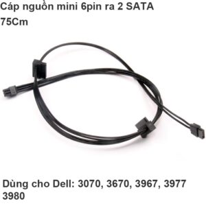 Cáp nguồn 6Pin nhỏ sang SATA HDD, ODD cho máy DELL 3653 3650 3655