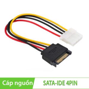 Cáp nguồn SATA 15pin to IDE 12V 4pin, Cáp phụ kiện điện tử Hà Nội