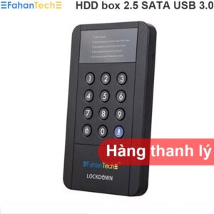 HDD box hộp đựng và đọc ổ cứng HDD SSD 2.5 SATA Fahantech USB 3.0 bảo mật bằng mã số