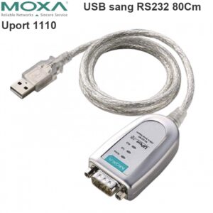Cáp USB to serial port RS232 DB9 Moxa Uport 1110 80Cm