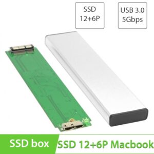 SSD box USB 3.0 12+6 pin đọc ổ SSD của Macbook Air A1369 A1370 CY U3-089
