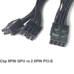 Cáp chia nguồn 8pin GPU ra 2 8pin PCI-E card màn hình 2+6