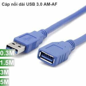 Cáp nối dài USB 3.0 AM-AF 0.3M 1.5M 3M 5M